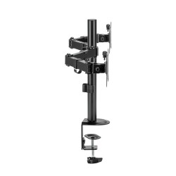 Uchwyt na 2 monitory 17-32 cale, max 2x9kg | PartsPC.pl