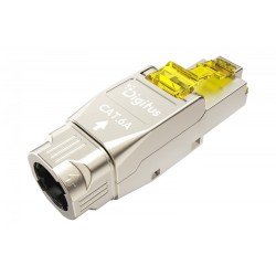 Wtyk RJ45 DIGITUS kat.6A, PoE++, 10GbE, ekranowany, metalowy… | PartsPC.pl