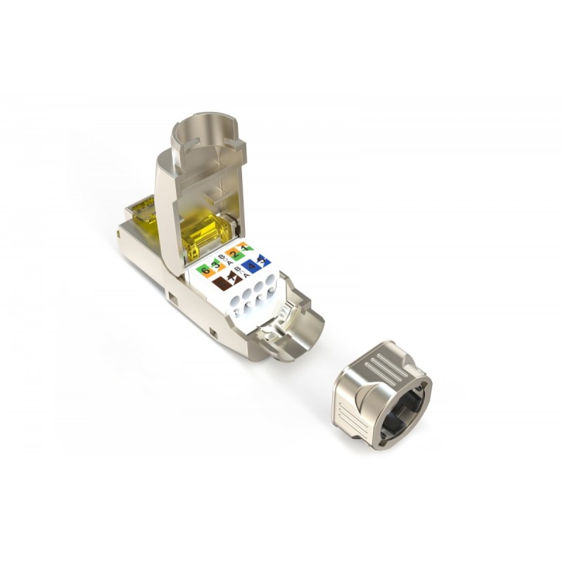 Wtyk RJ45 DIGITUS kat.6A, PoE++, 10GbE, ekranowany, metalowy… | PartsPC.pl
