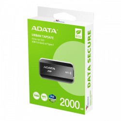 Dysk zewnętrzny SSD URBAN TAPSAFE 2TB USB3.2C 1.9G/1.9G | PartsPC.pl