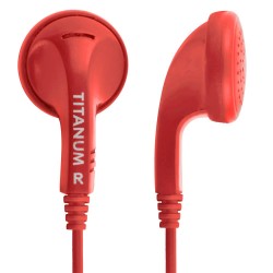 Słuchawki Titanum TH108R czerwone | PartsPC.pl