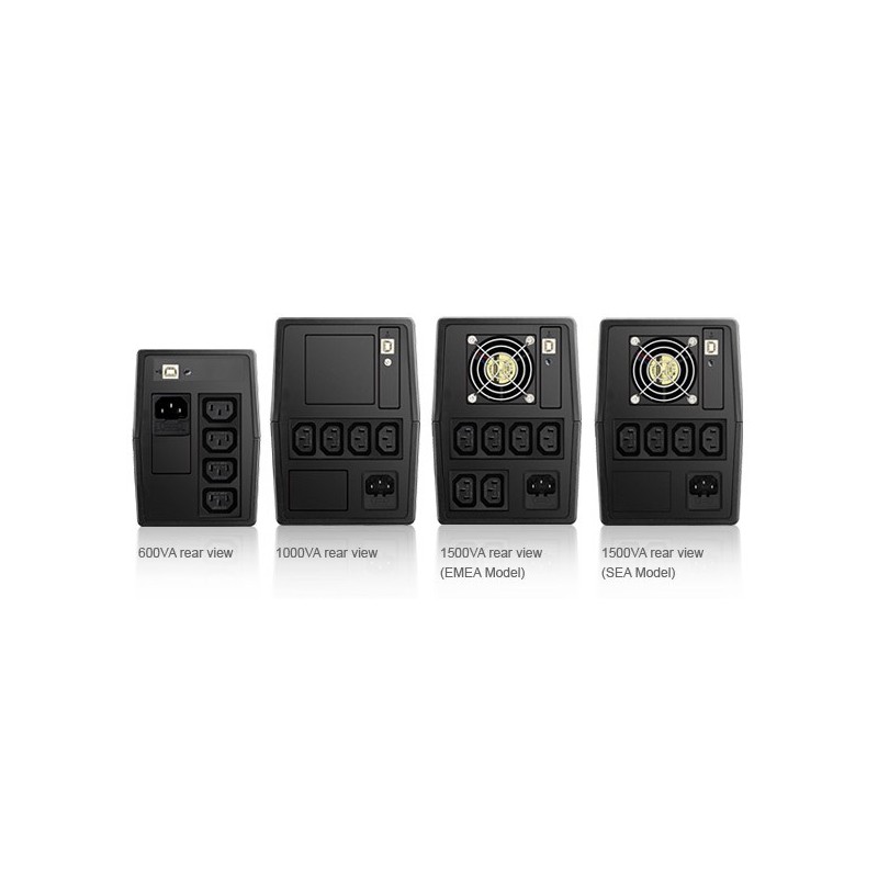 UPS VX600 600VA/360W USB Line inter.  UPA601V210035 | PartsPC.pl