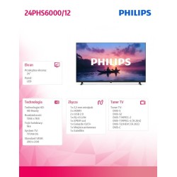 Philips Telewizor LED 24 cale 24PHS6000/12 | PartsPC.pl