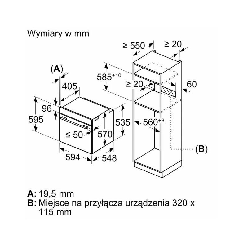 Piekarnik Serie 6 AirFry HBG578EB3 | PartsPC.pl