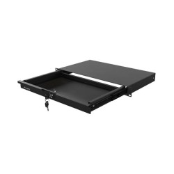 Szuflada do szaf 19" 1U 270mm czarna 1U/483X270MM UDŹWIG DO … | PartsPC.pl