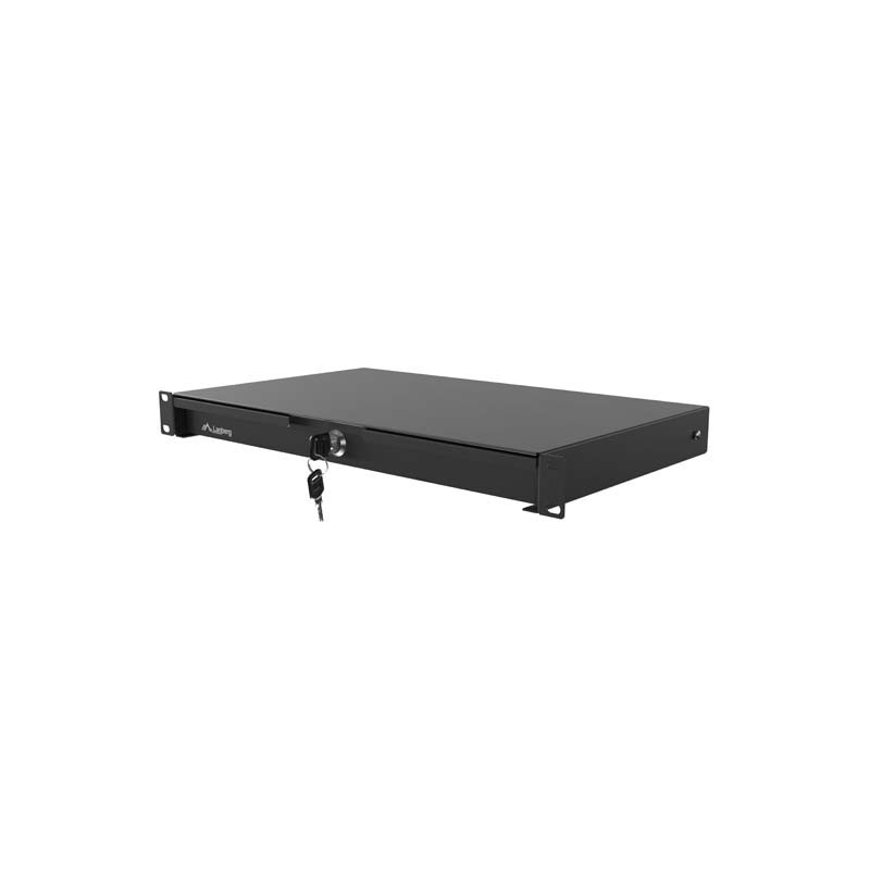 Szuflada do szaf 19" 1U 270mm czarna 1U/483X270MM UDŹWIG DO … | PartsPC.pl
