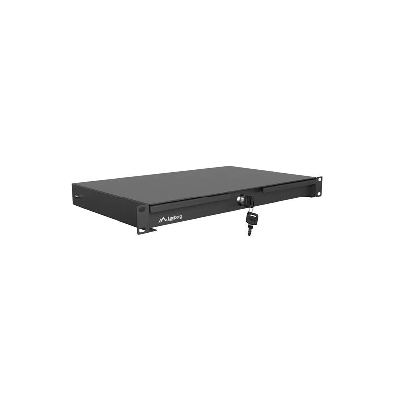 Szuflada do szaf 19" 1U 270mm czarna 1U/483X270MM UDŹWIG DO … | PartsPC.pl