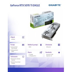 Karta VGA Gigabyte GeForce RTX 5070 Ti EAGLE OC ICE SFF 16G … | PartsPC.pl
