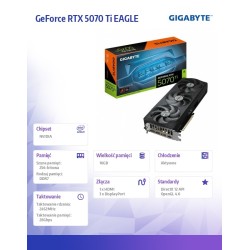 Gigabyte Karta graficzna GeForce RTX 5070 Ti EAGLE OC SFF 16… | PartsPC.pl
