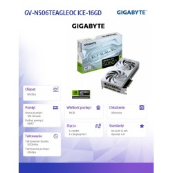 Karta VGA Gigabyte GeForce RTX 5060 Ti EAGLE OC ICE 16G 16GB GDDR7 128bit