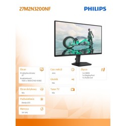 Monitor Philips 27" 27M2N3200NF/00 IPS FHD 144Hz HDMI DP | PartsPC.pl