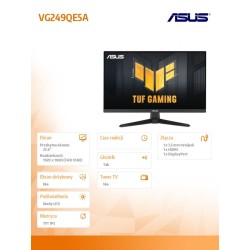 Monitor Asus 23,8" TUF Gaming VG249QE5A IPS FHD 146Hz HDMI D… | PartsPC.pl