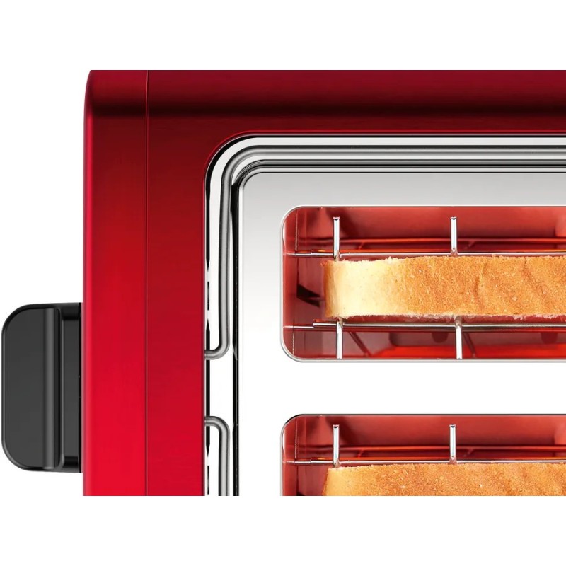 Toster DesignLine TAT3P424 czerwony | PartsPC.pl