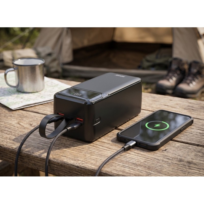 Powerbank 50000 mAh czarny BA-14 | PartsPC.pl