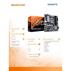 Gigabyte Płyta główna B860M D3HP | PartsPC.pl