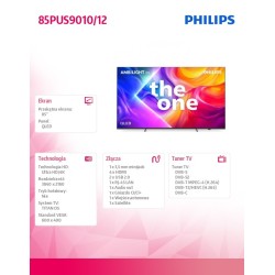 Philips Telewizor 85 cali LED 85PUS9010/12 | PartsPC.pl