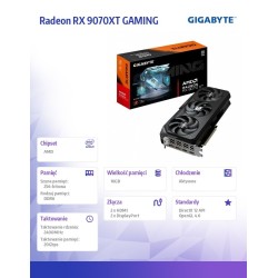 Karta VGA Gigabyte Radeon RX 9070 XT GAMING 16G 16GB GDDR6 2… | PartsPC.pl