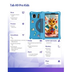 ULEFONE Tablet Tab A9 Pro Kids 4G 8" 4/128GB z etui dla dzie… | PartsPC.pl