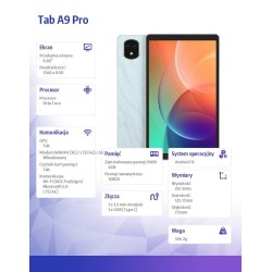 ULEFONE Tablet Tab A9 Pro 4G 8 cali 4/128GB niebieski | PartsPC.pl