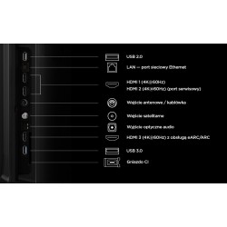 Telewizor QLED 65 cali 65P7L | PartsPC.pl