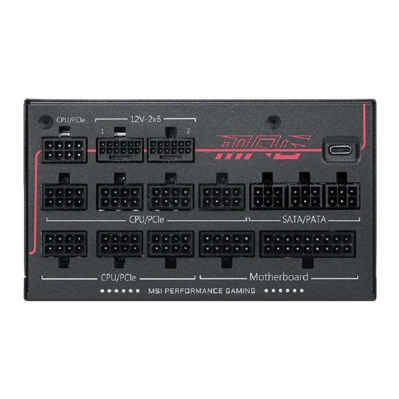 Zasilacz MSI MPG Ai1300TS PCIE5 1300W 135mm 80plus Titanium | PartsPC.pl