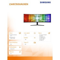 Samsung Monitor 49 cali ViewFinity S95UC VA 5120x1440 DQHD 3… | PartsPC.pl