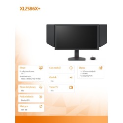 ZOWIE Monitor XL2586X+ LED 1ms/12MLN:1/HDMI/GAMING | PartsPC.pl