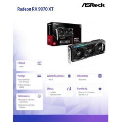 ASRock Karta graficzna RX 9070 XT CHALLENGER 16GB GDDR6 256b… | PartsPC.pl