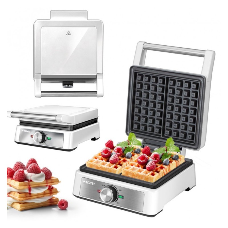 Gofrownica 1600W MGO-41 biała | PartsPC.pl