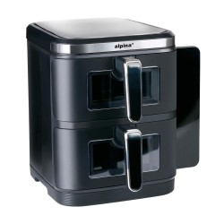 Air Fryer ALPINA 2x5,5l 2800w czarny | PartsPC.pl