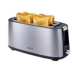 Toster ALPINA 1400w srebrny | PartsPC.pl