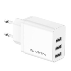 Ładowarka sieciowa GoGEN ACH301W 3x USB-A 15,5W biała | PartsPC.pl