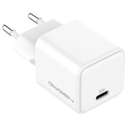 Ładowarka sieciowa GoGEN ACHPD130W 1x USB-C PD 30W biała | PartsPC.pl