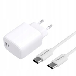 Ładowarka sieciowa GoGEN ACHPD120CW 1x USB-C PD 20W + kabel … | PartsPC.pl