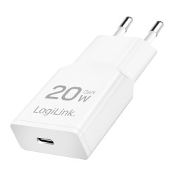 Ładowarka sieciowa LogiLink PA0345 USB GaN, 20 W, 1x USB-C (… | PartsPC.pl