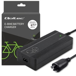 Ładowarka Qoltec do roweru e-bike 36V | 42V | 4A | wtyczka B… | PartsPC.pl