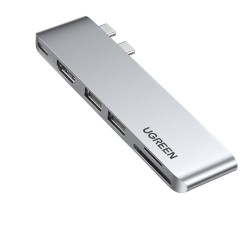 Adapter hub Ugreen CM380 2xUSB C - HDMI/2xUSB 3.0/SDTF/USB C… | PartsPC.pl