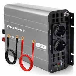 Przetwornica napięcia Qoltec MS Wave | 12V na 230V | 1500/30… | PartsPC.pl