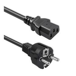 Kabel zasilający Qoltec SCHUKO CEE 7/7 (E/F) | IEC C13 | 3*1… | PartsPC.pl