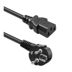 Kabel zasilający Qoltec wtyczka kątowa SCHUKO CEE 7/7 (E/F) … | PartsPC.pl