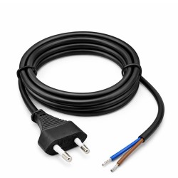 Kabel zasilający Qoltec CEE 7/16 (C) | 2x0.75mm2 | 1.8m | PartsPC.pl