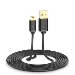 Kabel USB - mini USB Ugreen US132 10386 480 Mbps 3m - czarny | PartsPC.pl