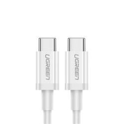 Kabel USB-C - USB-C Ugreen US264 60W 1,5m - biały | PartsPC.pl