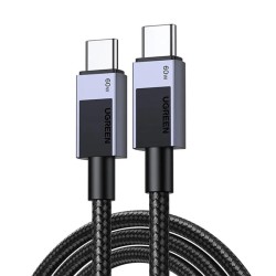 Kabel USB-C - USB-C Ugreen L524 60W 0,5m - czarny | PartsPC.pl