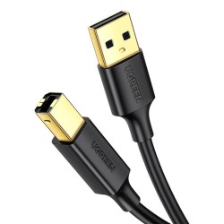 Kabel USB-A do USB-B UGREEN US135 do drukarki, 5m - czarny | PartsPC.pl