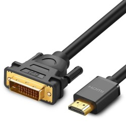 Kabel HDMI - DVI Ugreen HD106 4K 2m - czarny | PartsPC.pl