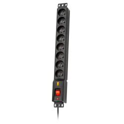 Listwa zasilająca Lestar LXRM 816 16A G-A K.:CZ 5,0M 19"PDU | PartsPC.pl