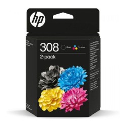 Tusz HP 308 Black&Color 2-pak (6L6S6UE) | PartsPC.pl