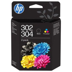 Zestaw tuszy HP 302/304 Black + Color (dwupak) (B82L1AE) | PartsPC.pl