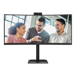 Monitor AOC 34" CU34E4CW VA WQHD 120Hz 2xHDMI DP HUB RJ45 gł… | PartsPC.pl
